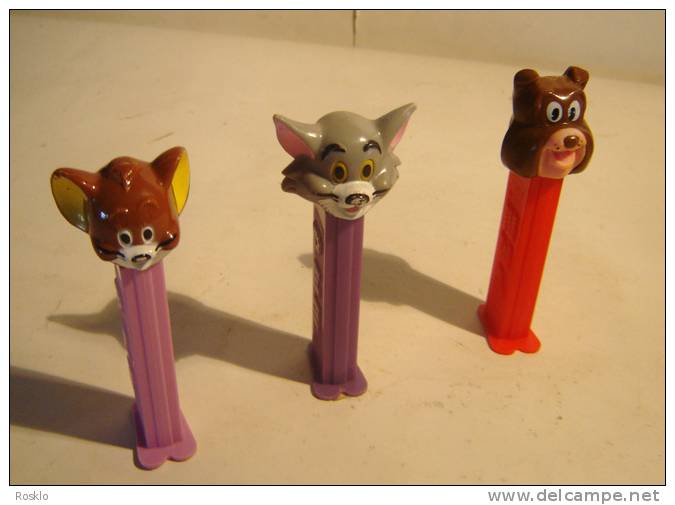 PEZ DISTRIBUTEUR / ANCIEN / TOM ET JERRY + LE CHIEN SPIKE  / TRES BEL ETAT - Pez