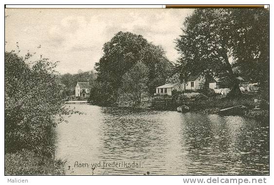 Danemark - Ref 77- Aaen Ved Frederiksdal   - Carte Bon Etat - - Denemarken