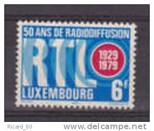 Timbre(s) Neuf(s) Luxembourg,947 Y Et T, 50 Ans De Radiodiffusion, RTL.1979 - Ongebruikt