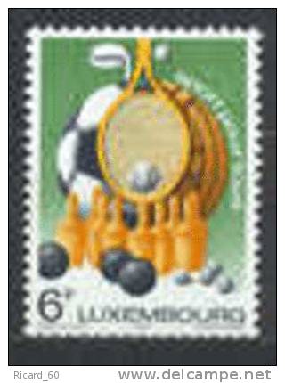 Timbre(s) Neuf(s) Luxembourg,961 Y Et T, Sport Pour Tous, Tennis, Golf, , ...1980 - Nuovi