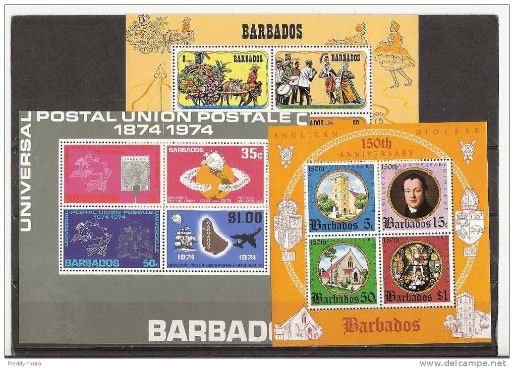 Barbades: BF 5-6 & 7 ** - Barbados (1966-...)