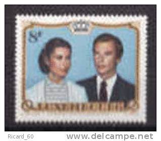 Timbre(s) Neuf(s) Luxembourg,986 Y Et T,mariage Royal, Couple Princier ...1981 - Neufs