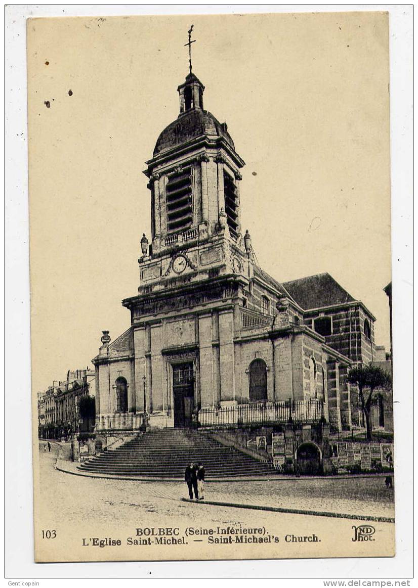 Q5 - BOLBEC - L'église Saint-Michel (1926) - Bolbec