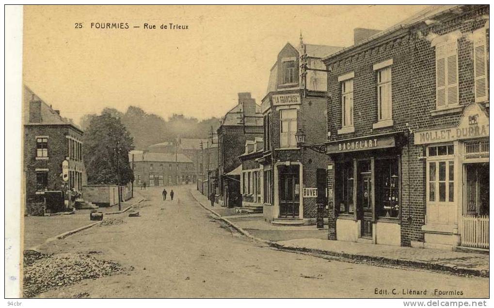 CPA (59)  FOURMIES   Rue De Trieux - Fourmies