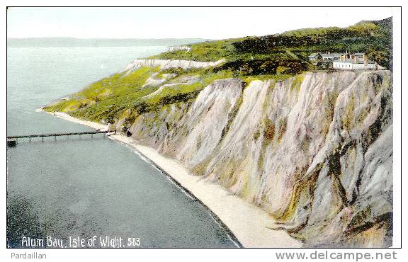 ANGLETERRE.   ALUM BAY. ISLE DE WIGHT.   BEAU PLAN. - Autres & Non Classés