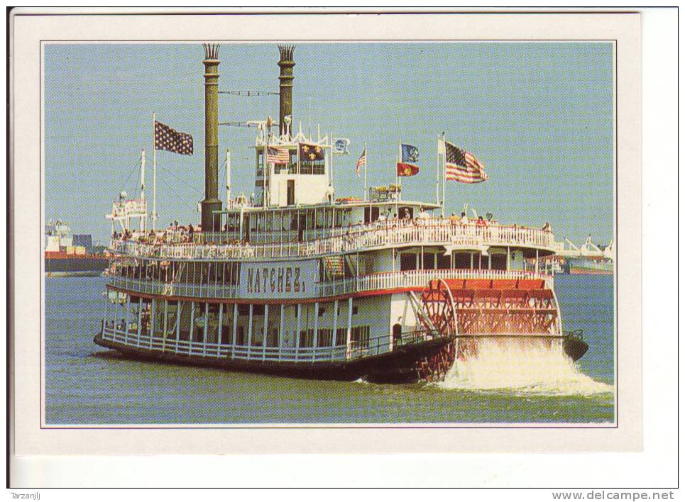 CPM USA New Orleans Paddle Steamer (bateau à Aube) - Sonstige & Ohne Zuordnung