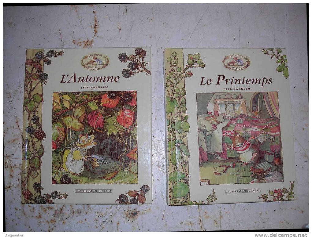 LE PRINTEMPS L'ETE L'AUTOMNE L'HIVER - Lots De Plusieurs Livres