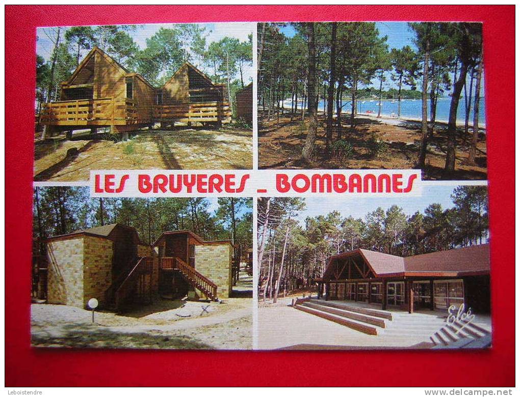 CPM TOILEE-33-GIRONDE-CARCANS MAUBUISSON -LES BRUYERES UCVL-LES BRUYERES BOMBANNES-CARTE EN BON ETAT,PETITE CORNE SUR LE - Carcans