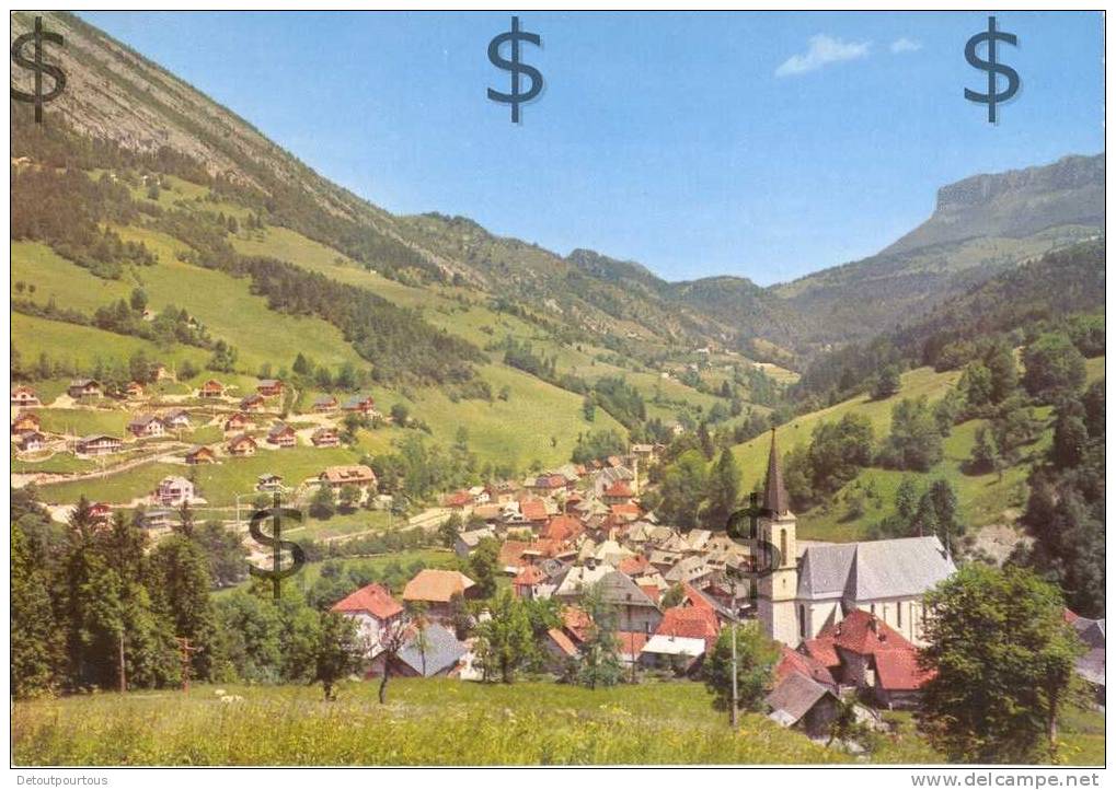 SAINT ST PIERRE D'ENTREMONT Isère 38 : Vue Générale Village Et Le Granier 1970 - Saint-Pierre-d'Entremont