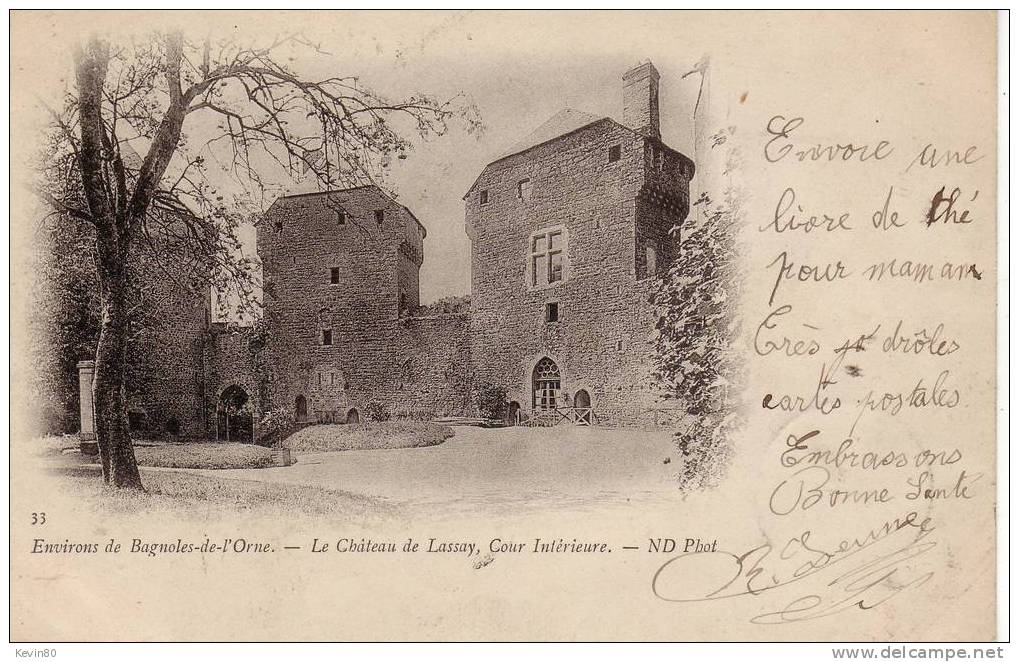 53 Environs De Bagnoles De L´Orne Le Château De LASSAY Cour Intérieure - Lassay Les Chateaux