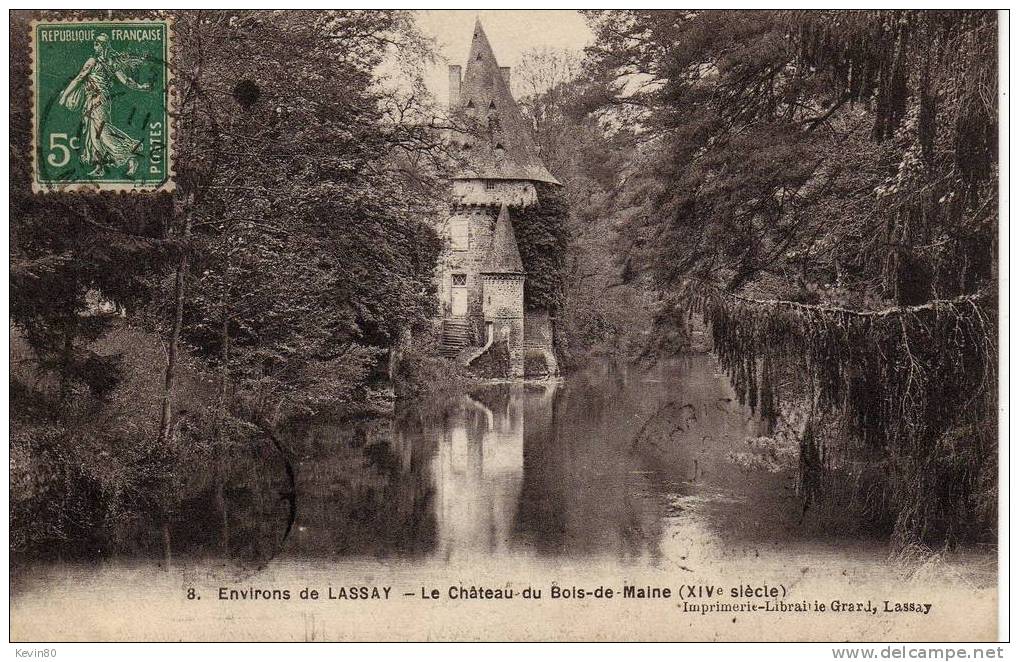 53 Environs De LASSAY Le Château Du Bois De Maine (XIVé Siécle) - Lassay Les Chateaux