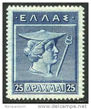 Greece #213 XF Mint Hinged 25d From 1911 - Unused Stamps
