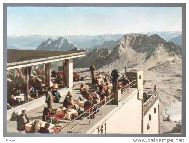 CPSM Allemagne, Bayerische Zugspitbahn - Zugspitze