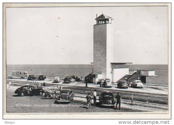 CPSM Pays Bas Monument Afsluitdijk Wieringen Friesland - Bolsward