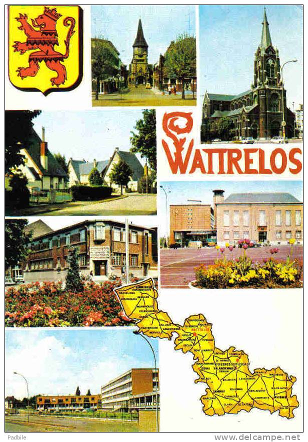 Carte Postale 59.  Wattrelos Département Du Nord  Trés Beau Plan - Wattrelos