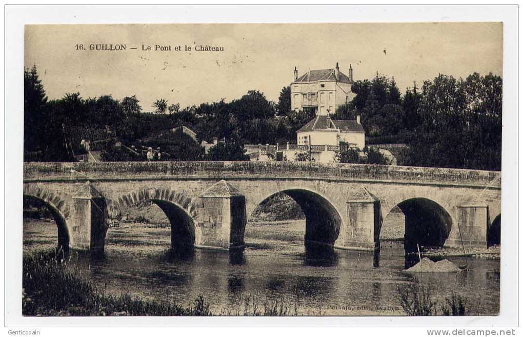 Q5 - GUILLON - Le Pont Et Le Château (1925) - Guillon