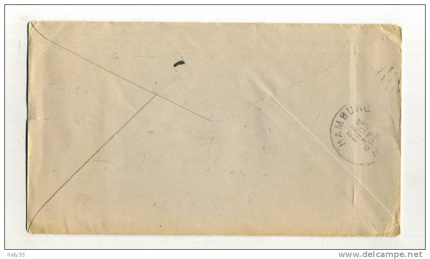 -  ETATS UNIS 1900/20 . AFFRANCHISSEMENT SIMPLE SUR ENVELOPPE DE 1902 - Lettres & Documents