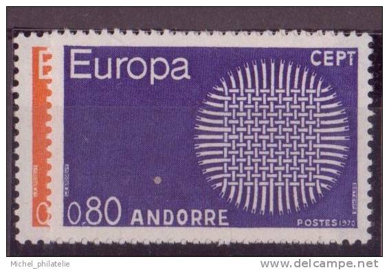 ANDORRE N° 202/03** NEUF SANS CHARNIERE EUROPA - Unused Stamps