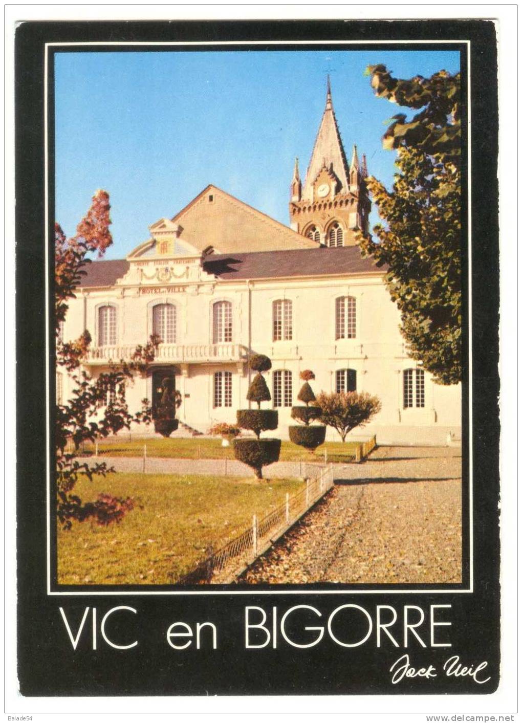 CPM - VIC EN BIGORRE (65) Hôtel De Ville - Vic Sur Bigorre