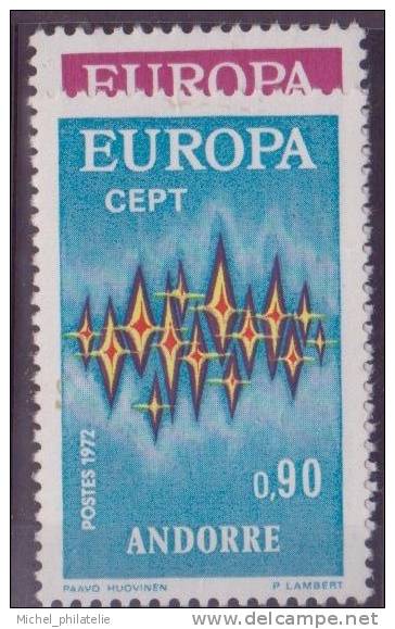 ANDORRE N° 217/18** NEUF SANS CHARNIERE  EUROPA - Unused Stamps