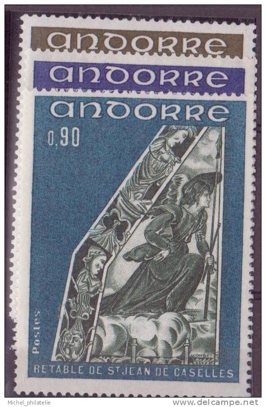 ANDORRE N° 221/23** NEUF SANS CHARNIERE RETABLE DE LA CHAPELLE - Ongebruikt