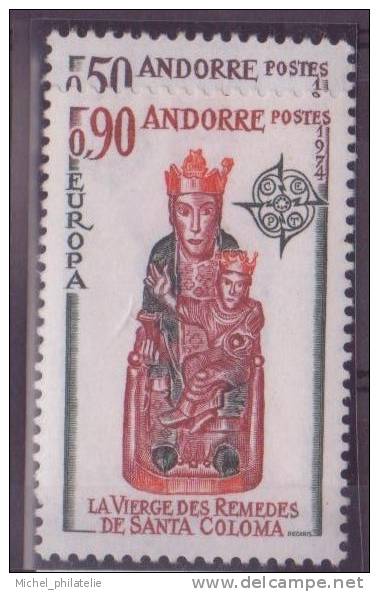 ANDORRE N° 237/38**  NEUF SANS CHARNIERE SCULPTURES - Nuevos