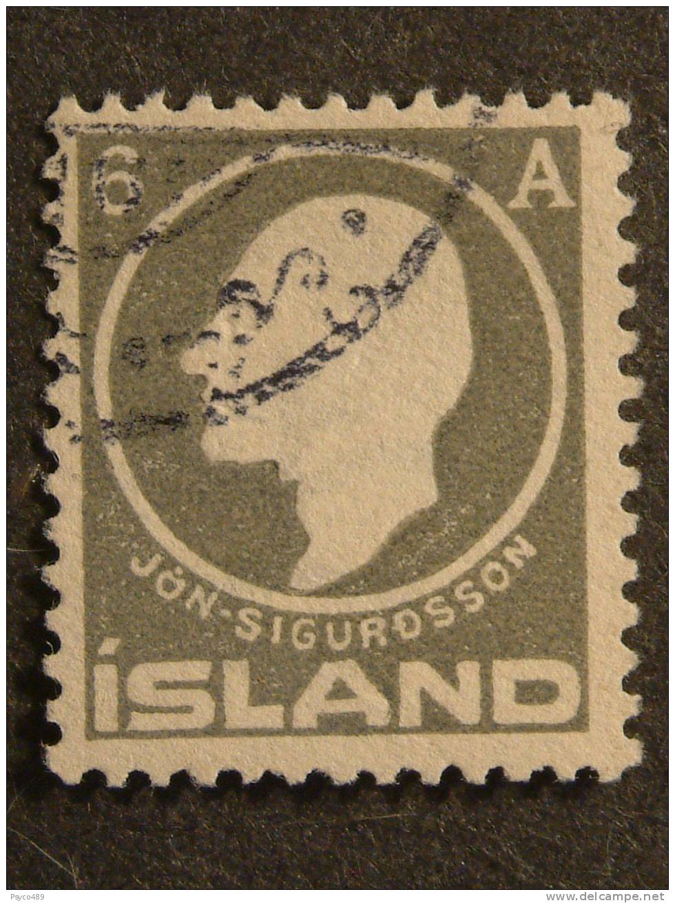 ISLANDIA -1911- "John Sigurdsson" A. 6 US° (descrizione) - Usados