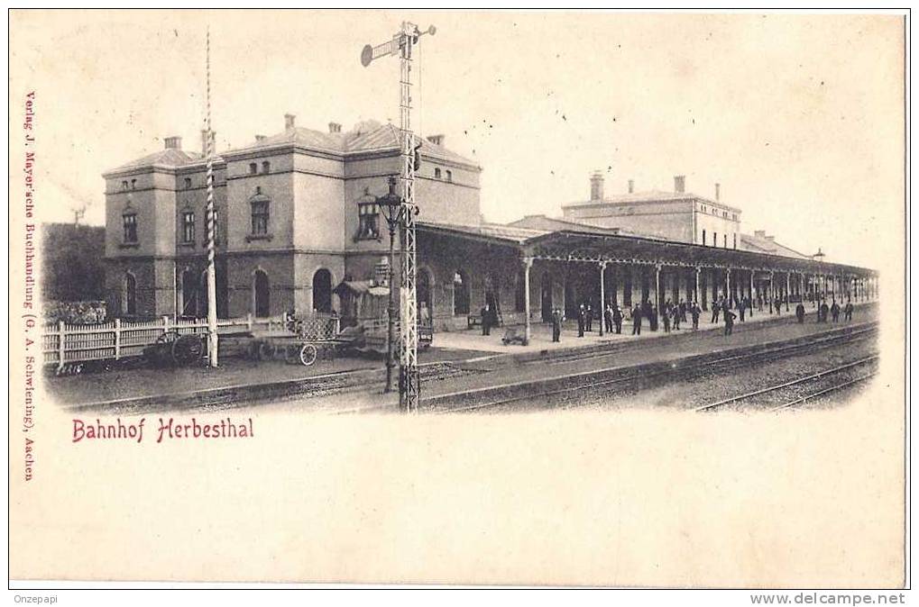 HERBESTHAL - Bahnhof - Lontzen