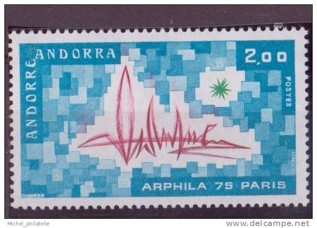 ANDORRE N° 248**  NEUF SANS CHARNIERE MOTIFS ABSTRAITS - Neufs