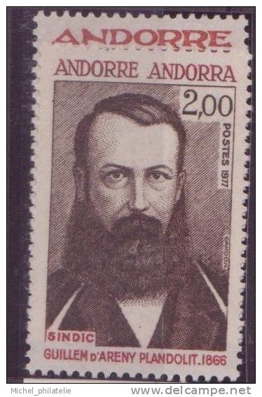 ANDORRE N° 265/66**  NEUF SANS CHARNIERE PORTRAIT G.D'ARENY-LE CONSEIL GENERAL - Unused Stamps