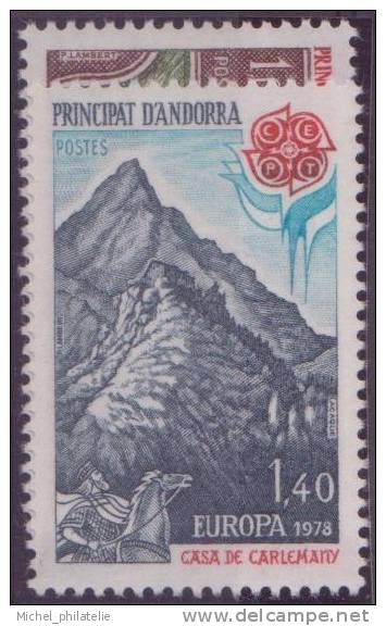 ANDORRE N° 269/70**  NEUF SANS CHARNIERE MONUMENTS - Unused Stamps