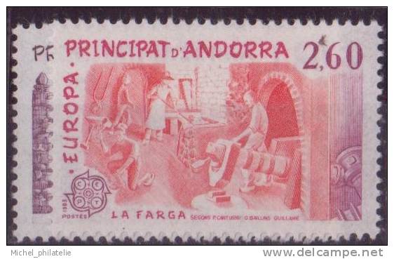 ANDORRE N° 313/14**  NEUF SANS CHARNIERE LA FORGE - L'ORRI - Unused Stamps