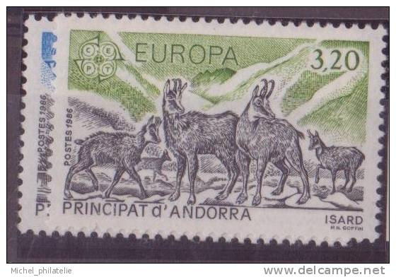 ANDORRE N° 348/49**  NEUF SANS CHARNIERE HAMEAU - ISARD - Unused Stamps