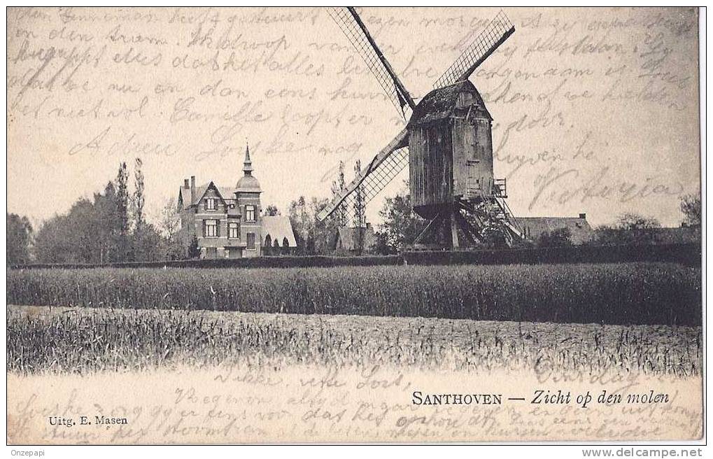 ZANDHOVEN - Santhoven, Zicht Op Den Molen - Zandhoven