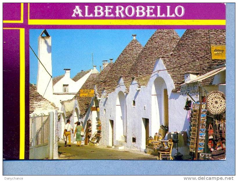 S20 ALBEROBELLO SCORCIO CARATTERISTICO ANIMATA  BAR Vg - Bari