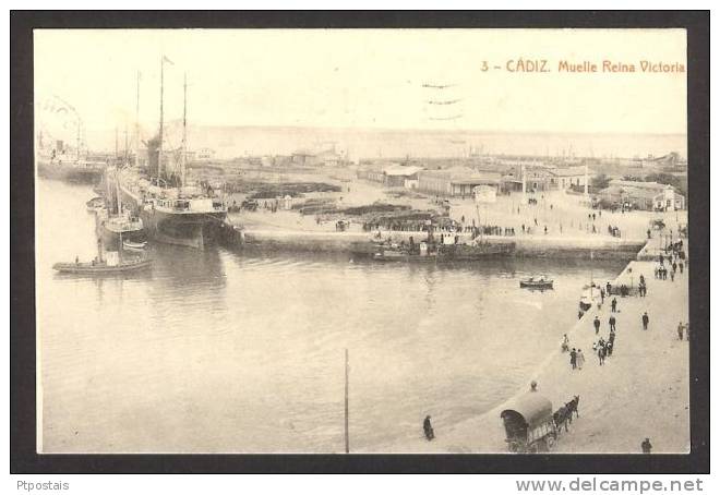 CADIZ (Spain) - Muelle Reina Victoria - Cádiz