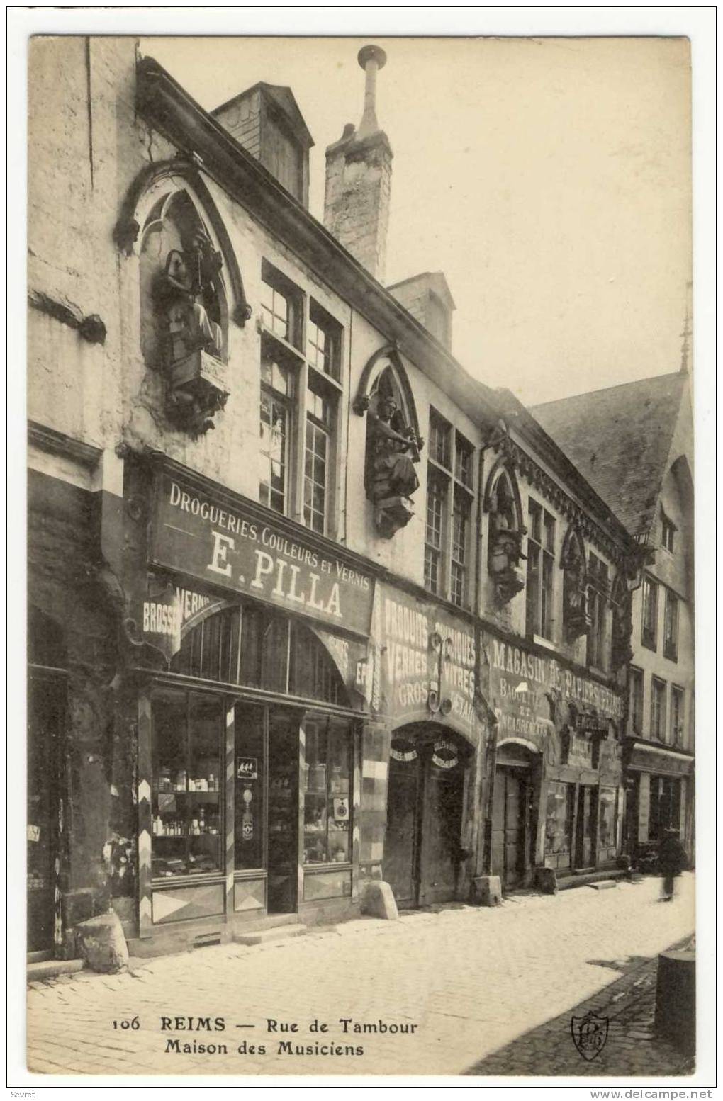 REIMS. - Rue De Tambour. - Maison Des Musiciens - Reims