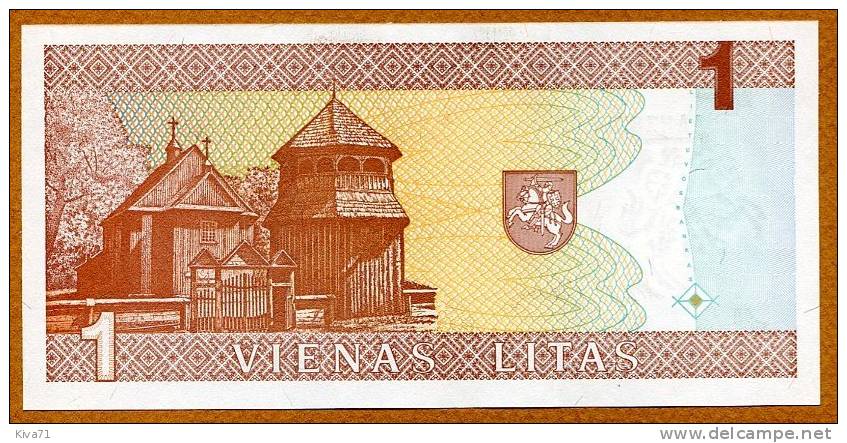 1 Vienas Litas    "LITUANIE "     1994   UNC      Bc 65 - Lituanie