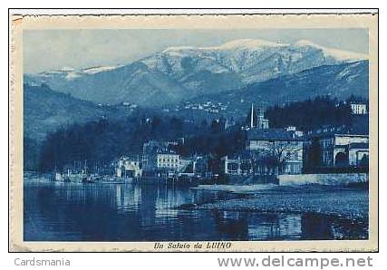 Luino(Varese)-Un Saluto-1931 - Luino