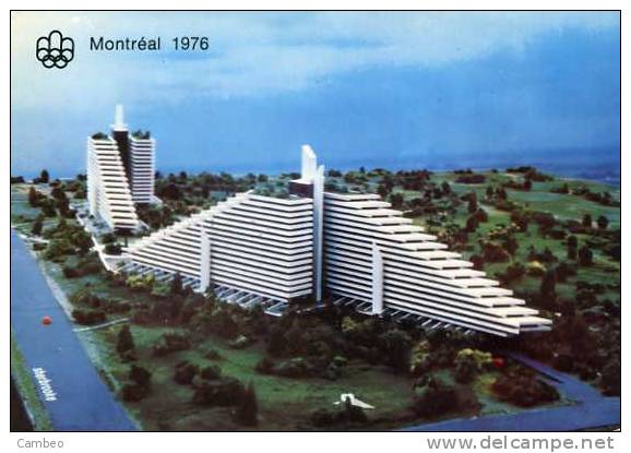 JEUX OLIMPIQUES  OLYMPIC GAMES CANADA MONTREAL 1976 POSTCARD USED  OLYMPIC YEAR (22/08/1976) POSTMARK SWIMMING  NATATION - Estate 1976: Montreal