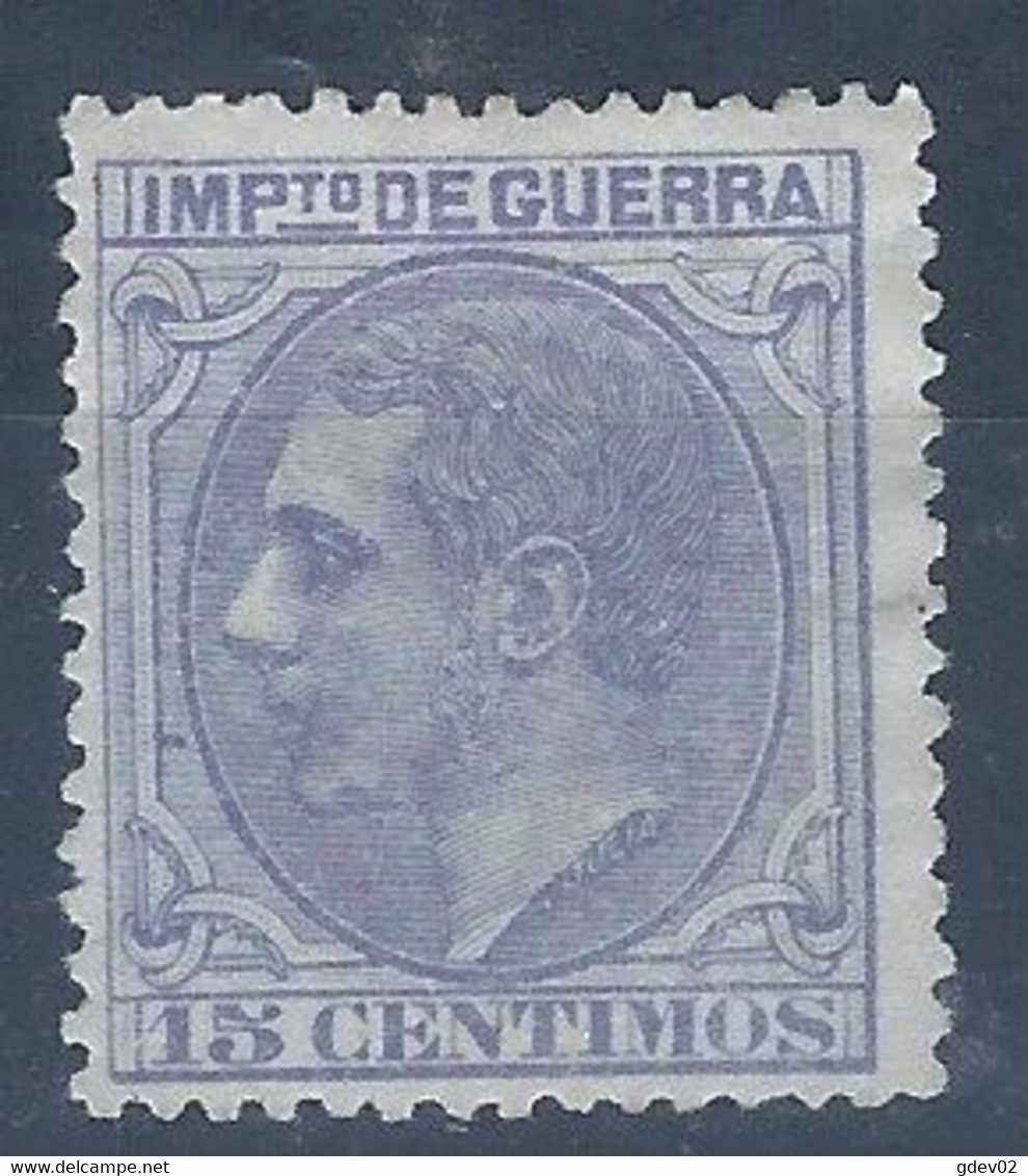 ESNE6SASG-L2694TTAM.Espagne.Spain .ALFONSO  Xll .Impuesto De Guerra.879.(Ed NE 6) Sin Goma.MUY BONITO - Nuovi