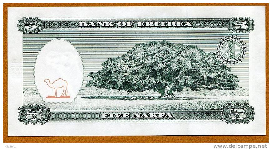 5 Nakfa "ERYTHREE"   24 Mai  1997 UNC  Ble 26 - Erythrée