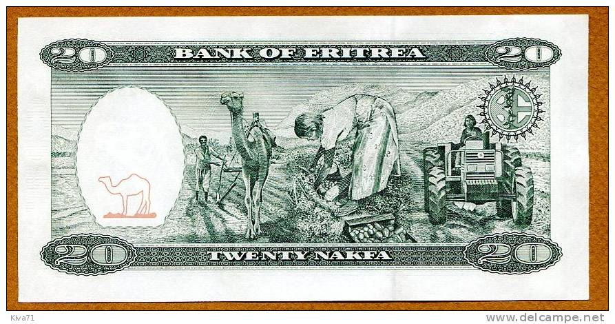 20 Nakfa "ERYTHREE"   24 Mai  1997 UNC  Ble 26 - Eritrea