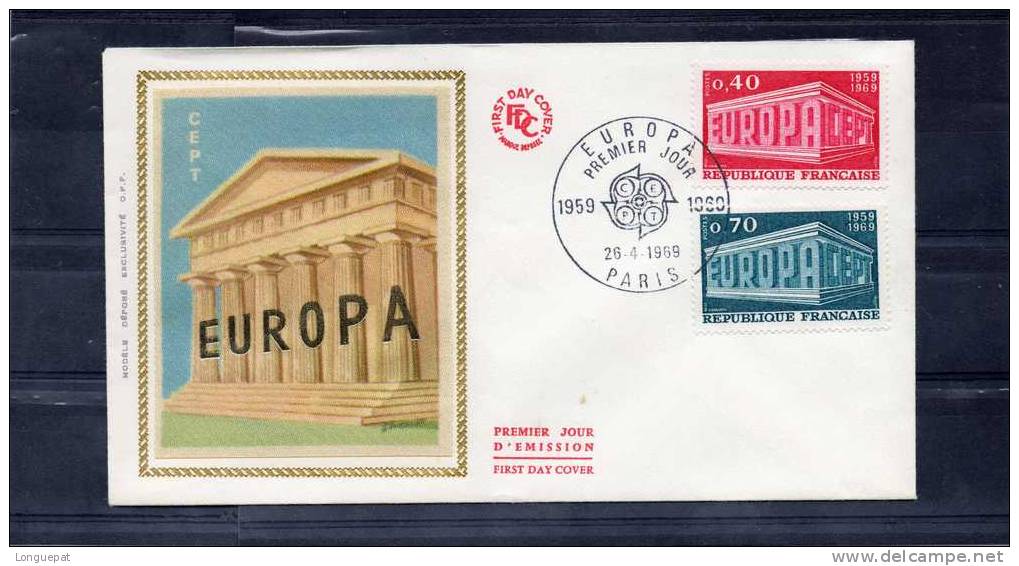 FRANCE : EUROPA -10è Anniversaire De La Conférence Européennes Des Postes Et Télécommunications - 1969