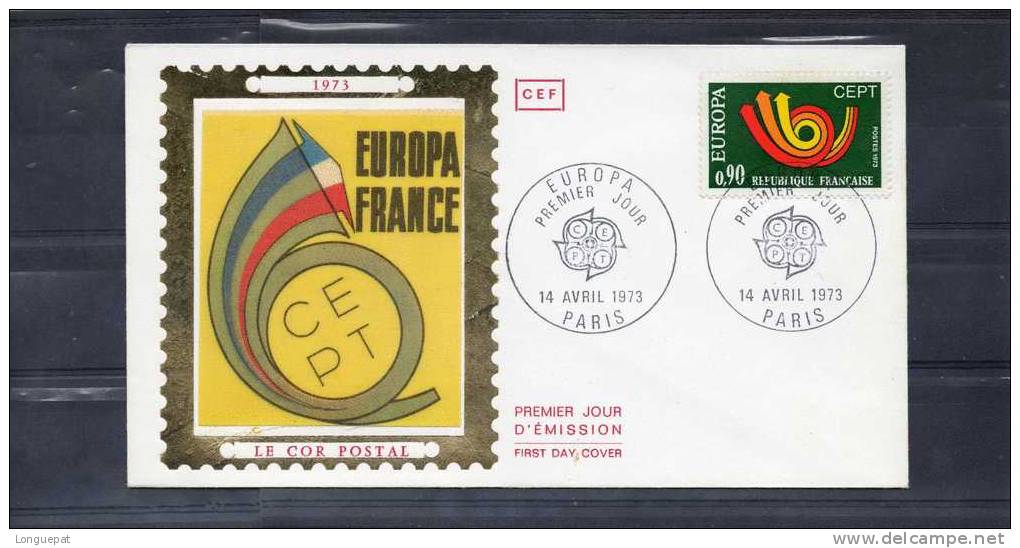 FRANCE : EUROPA -10è Anniversaire De La Conférence Européennes Des Postes Et Télécommunications - 1973