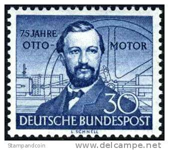 Germany 688 Mint Hinged N.A. Otto From 1952 - Neufs