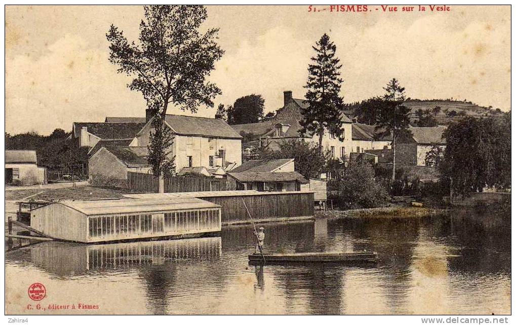 51  Fismes  -  Vue Sur La Vesle - Fismes