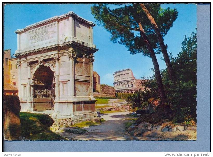 S216 ROMA ARCO DI TITO  COLOSSEO Vg - Colosseum