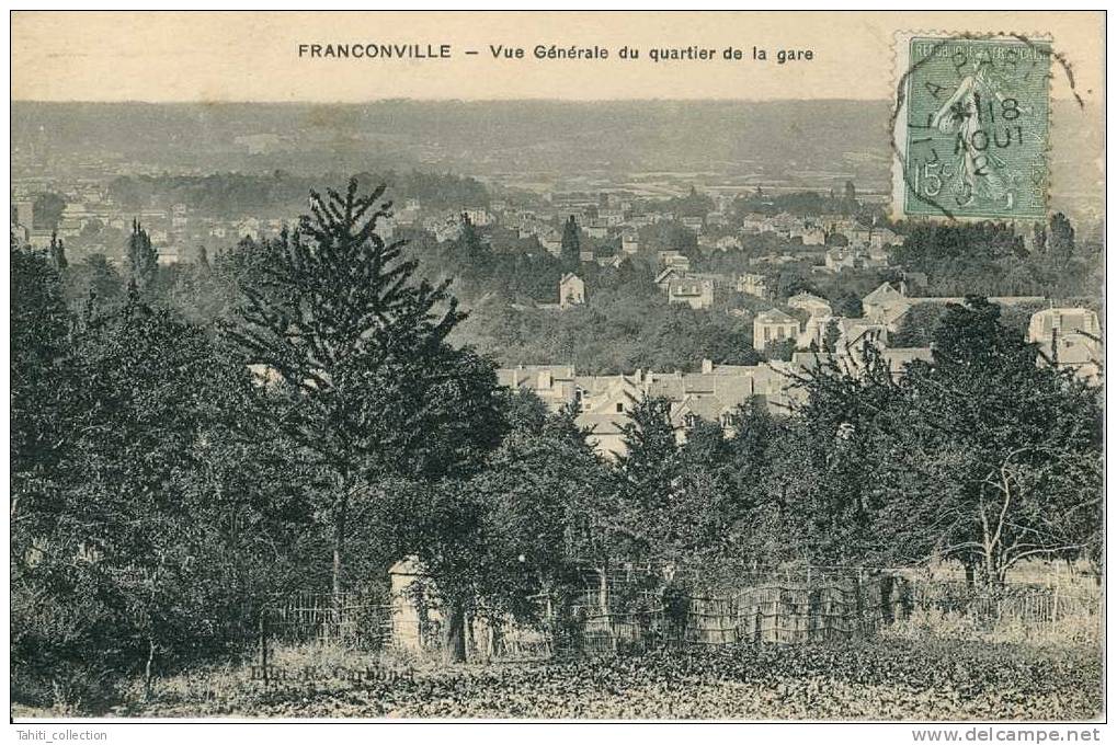 FRANCONVILLE - Vue Générale Du Quartier De La Gare - Franconville