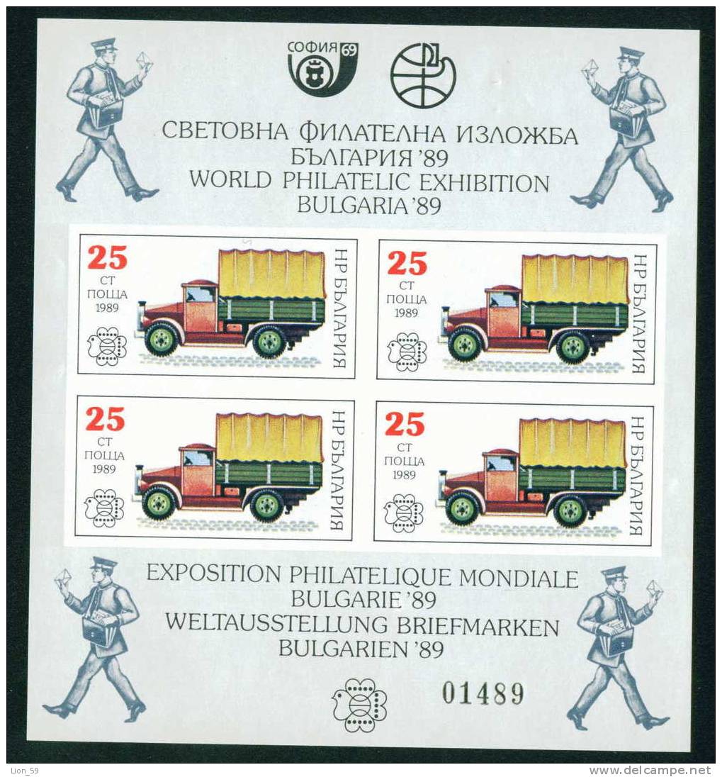 3748AI Bulgaria 1988 Animali & Fauna >   Uccelli >   Piccioni & Colombe -  Geografia - GLOBUS E Piccioni  ** MNH - Duiven En Duifachtigen